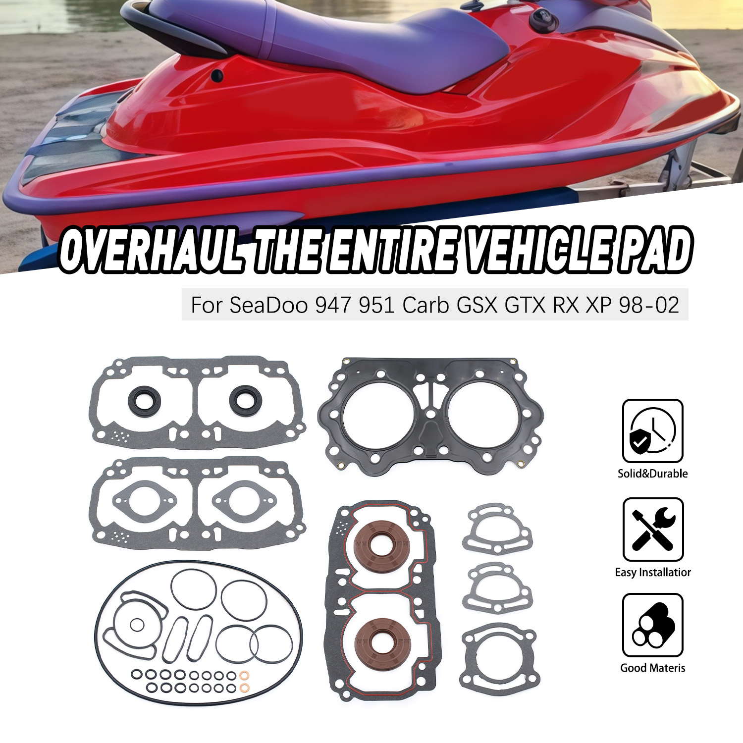 Motorcycle Engine Kit - For Sea-Doo GSX GTX XP LRV