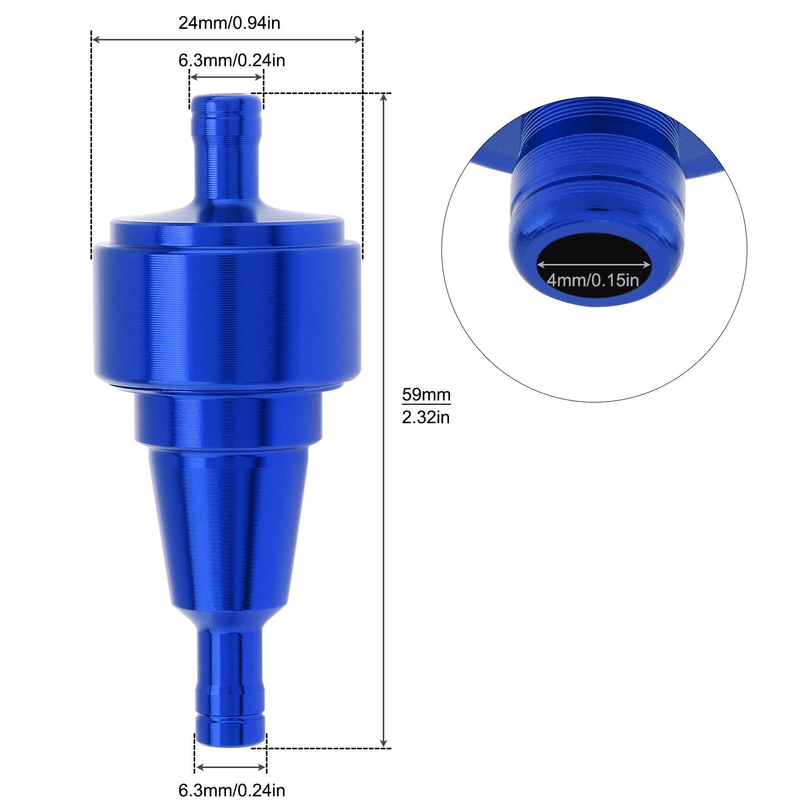 1/4In 6mm Motorcycle Fuel Filt - đánh giá và giá Motorcycle Oil Filter