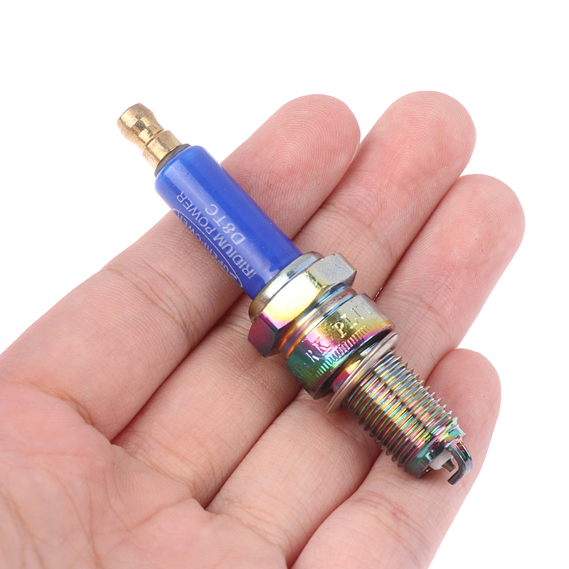 Blue Iridium Spark Plug D8TC F - đánh giá và giá Motorcycle Spark Plug